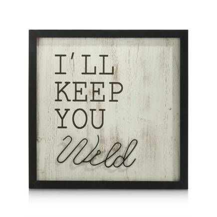 Coco Maison Keep You Wild wandobject 40x40cm